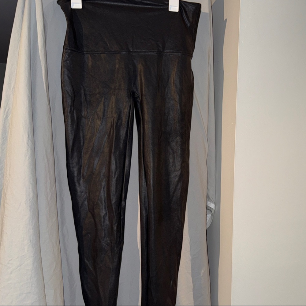 Spanx faux leather leggings